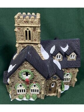 Dept 56 Heritage Village Collection Dickens Village “Knottinghill Church” 1989